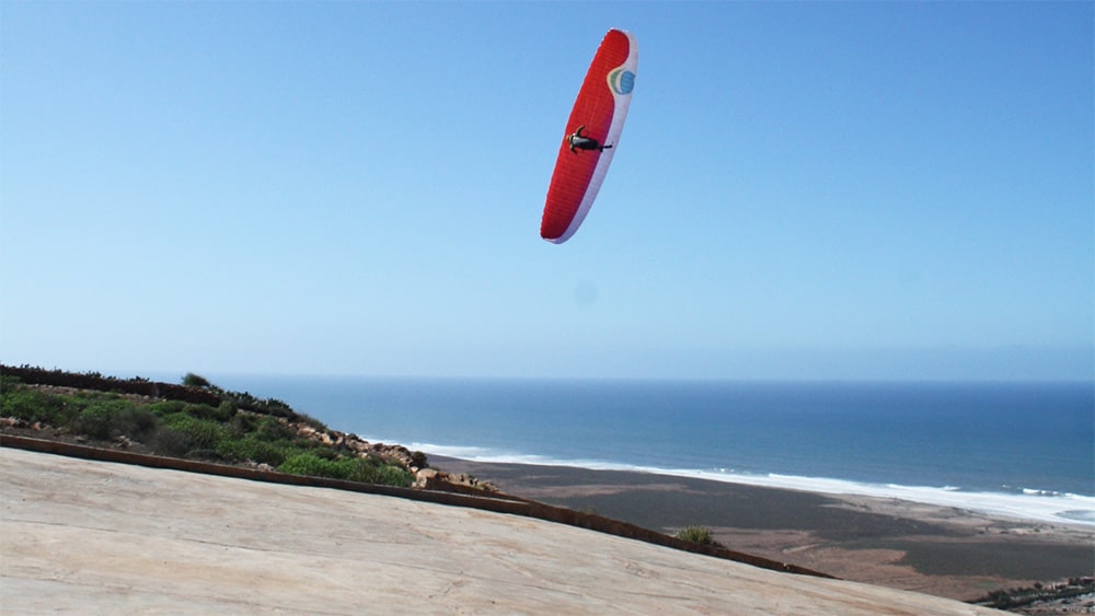 Nid daigle maroc parapente freestyle gradient