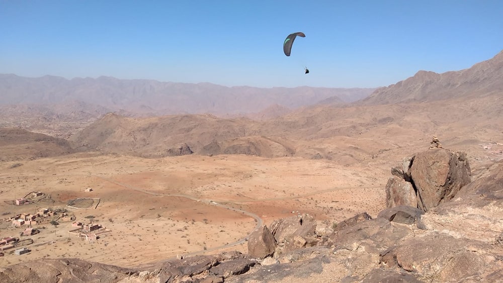 Site de vol en parapente de tafraout au maroc 2