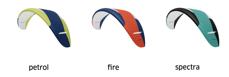 Couleurs standards du parapente Advance Sigma DLS