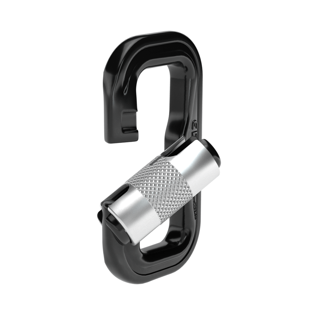 2 mousquetons en alu Edelrid FORAS