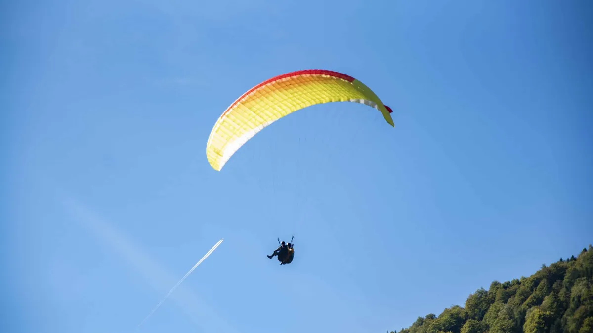 Baptême parapente Pilotage biplace Ariège – Kymaya